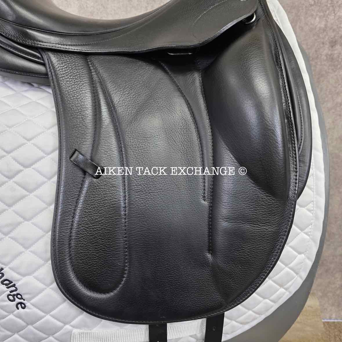 2023 Dynamic Equilibrium Monoflap Dressage Saddle, 18" Seat, Dynamic Polymer Tree, Foam Panels