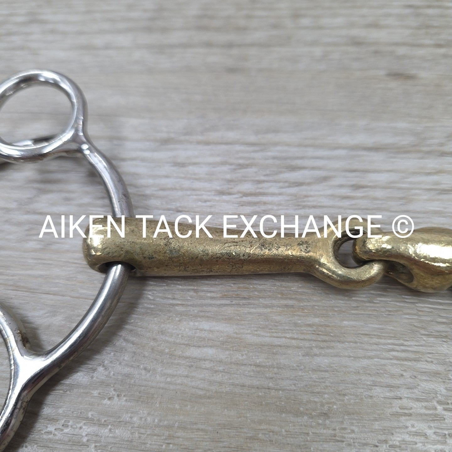 UKSALES25 Double Joint 2 Ring Gag Bit 5.75"