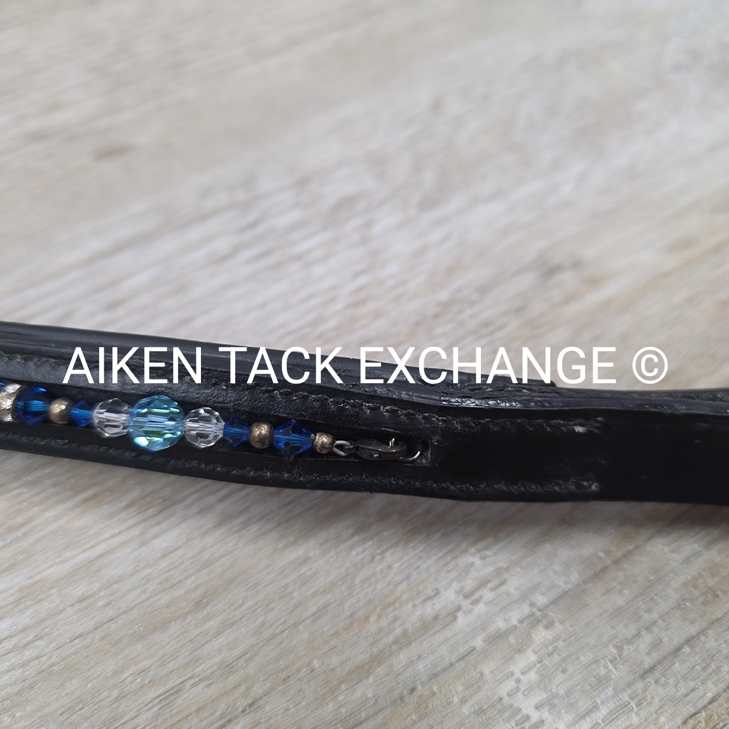 Padded Browband with Removable / Exchangable Bling, Black, 16"