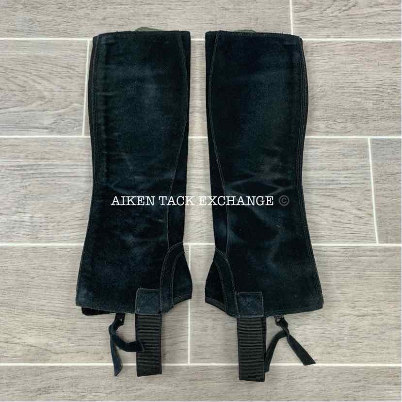 Ariat Suede Breeze Half Chaps, Black, Size Slim Tall