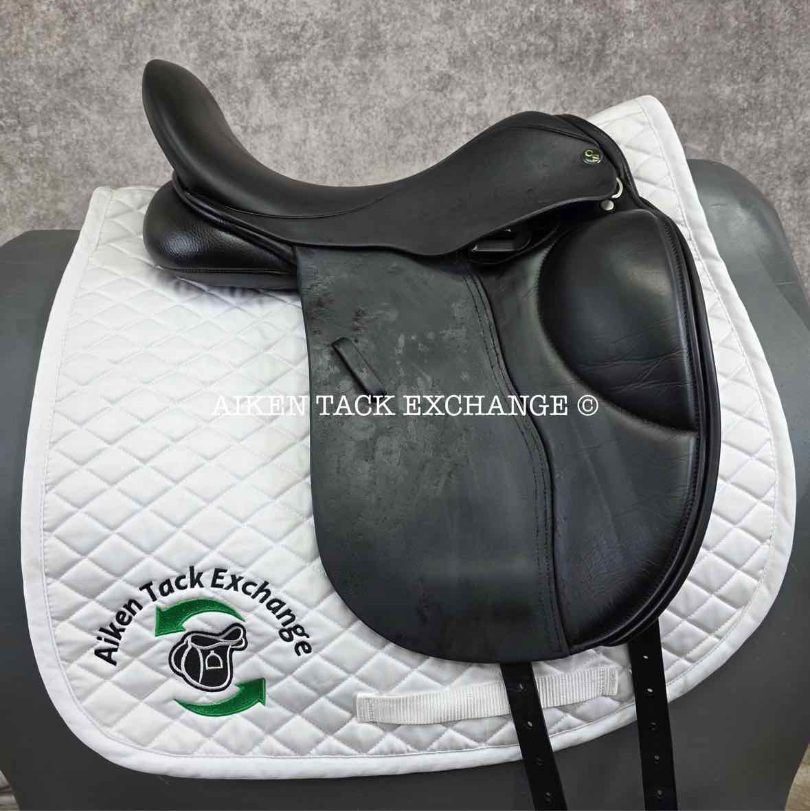 Cardanel Olympik MK2 Dressage Saddle, 17" Seat - Short Flap, Medium Narrow Tree, Wool Flocked Panels
