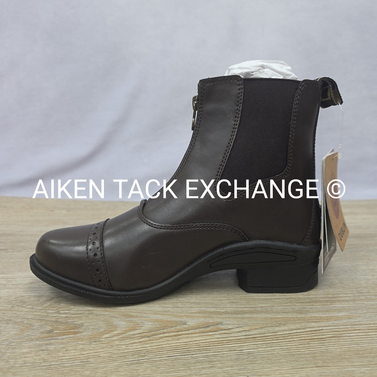 Dublin Altitude Zip Paddock Boots, Brand New, Brown, Women's 7.5