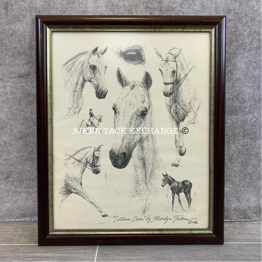 "Seldom Seen" by Marilyn Fallon Framed Print, 18.5" x 23"