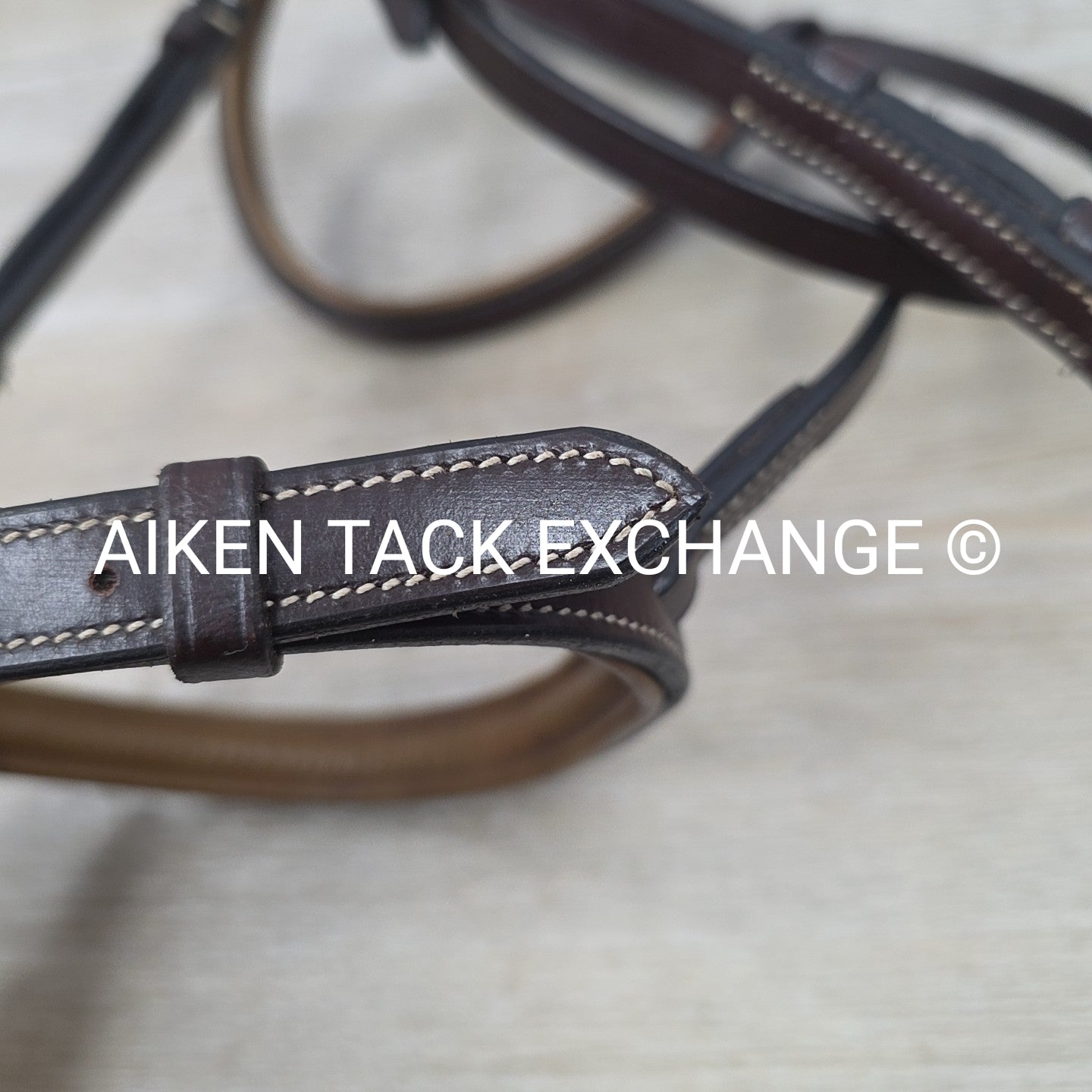Plain Raised Bridle, No Reins, Brown, Size Pony