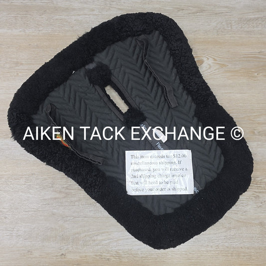 Fleeceworks Wither Relief Sheepskin Half Pad, Size Medium