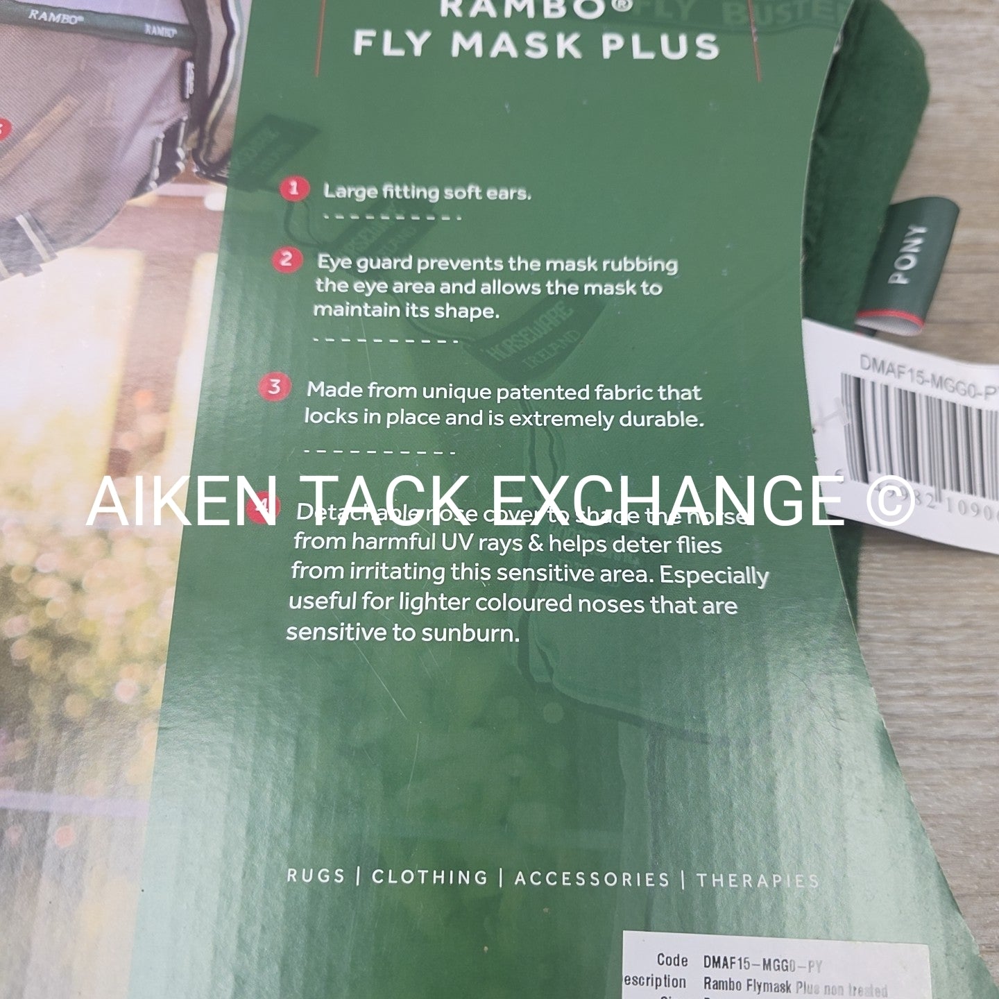 Horseware Rambo Fly Mask Plus, Size Pony