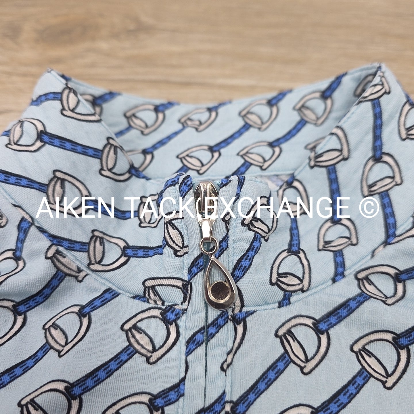 San Soleil Devon Horse Show Long Sleeve Sun Shirt, Size Large