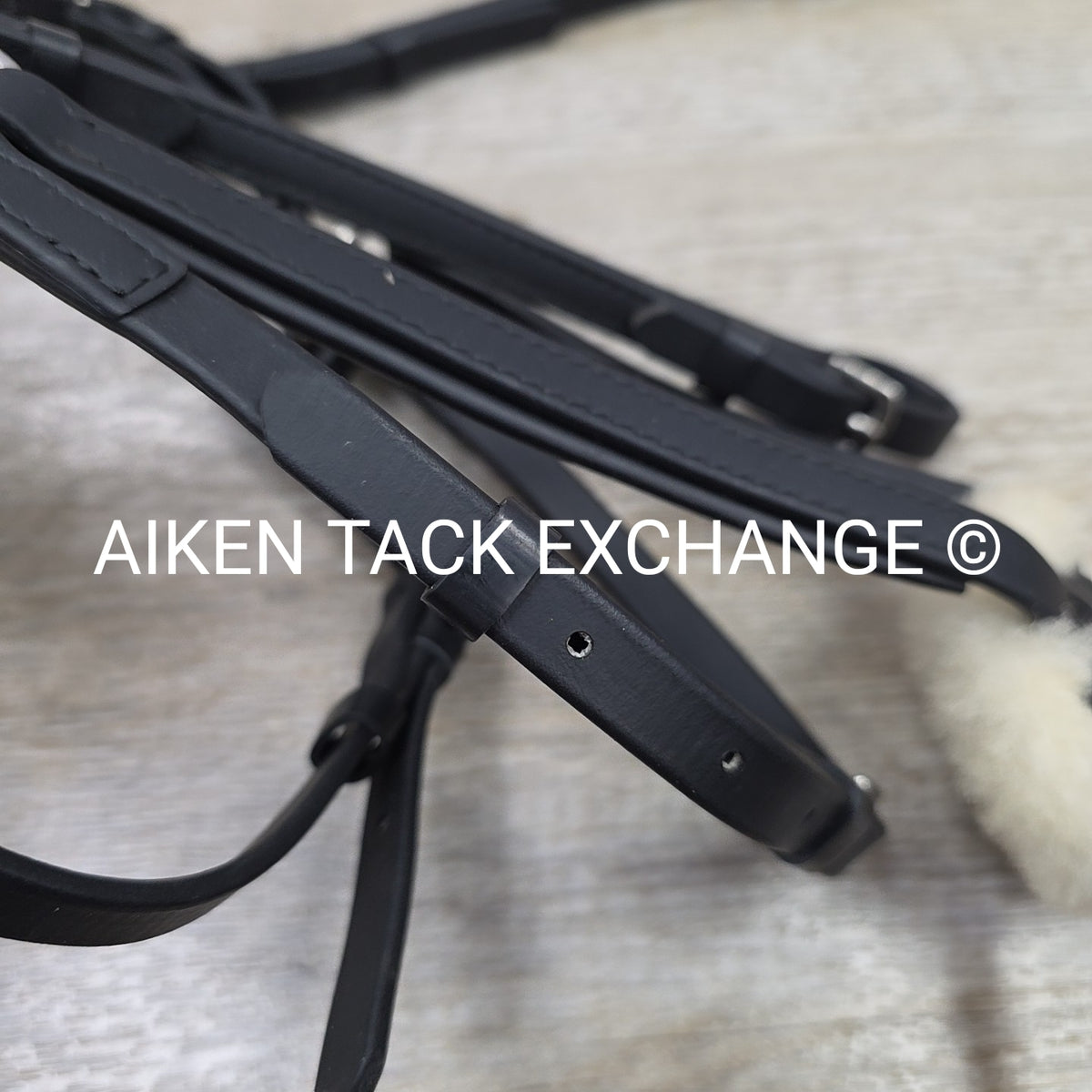 Tekna Synthetic Figure 8 Bridle, No Reins, Black, Size Full
