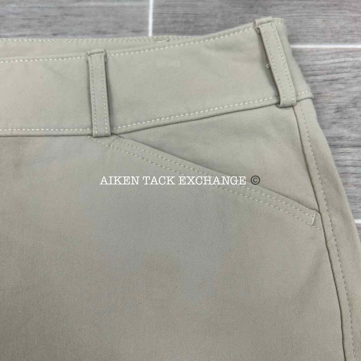 Tailored Sportsman Trophy Hunter Knee Patch Breeches, Size 34