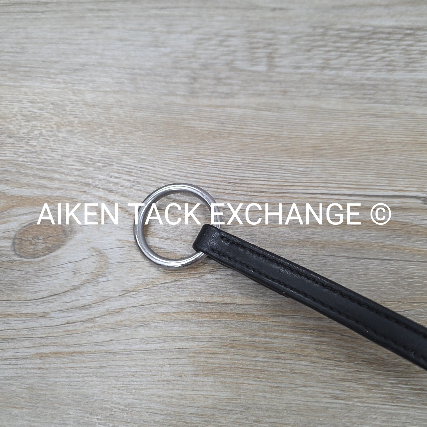 Synthetic Flat Running Martingale, Black, Size Cob