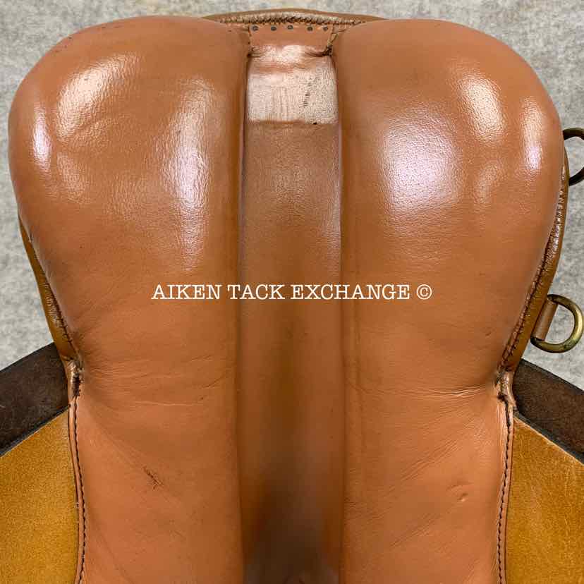 Bordeaux Saddlery Close Contact Jump Saddle, 16" Seat, Medium Tree, Wool Flocked Panels