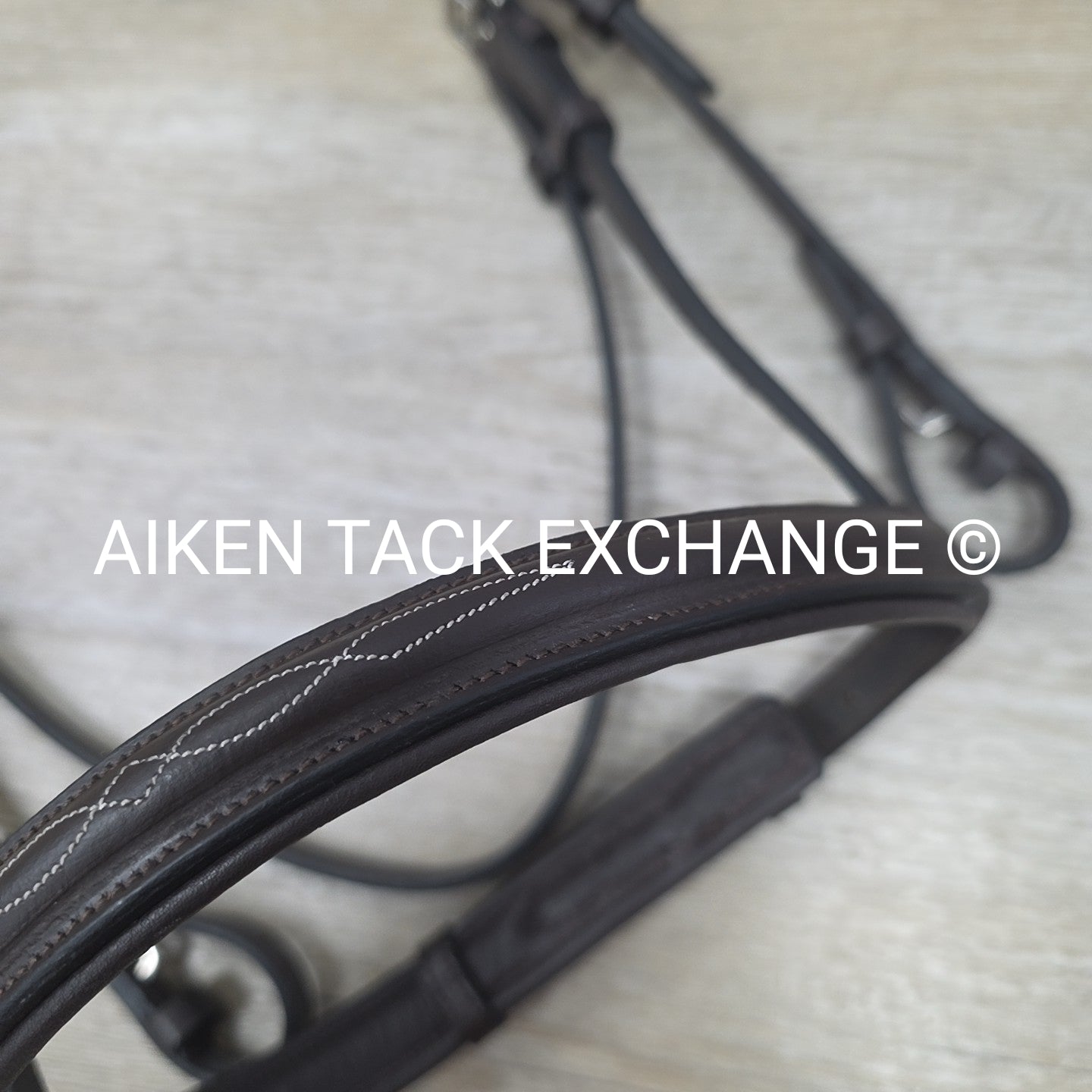 HDR Advantage Mono Crown Padded Bridle with Reins, Havana, Size Cob