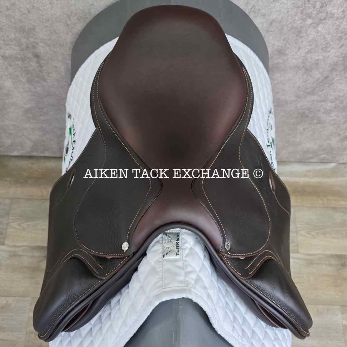 **SOLD** 2018 Antares Contact Jump Saddle, 16.5" Seat, 2D Flap, Medium Wide Tree