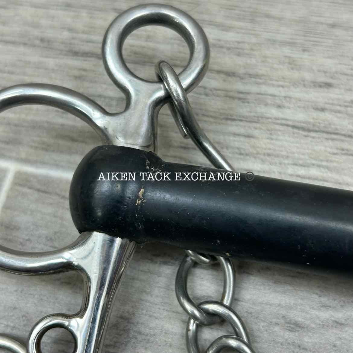 Korsteel Mullen Mouth Soft Rubber Pelham Bit 5.5"