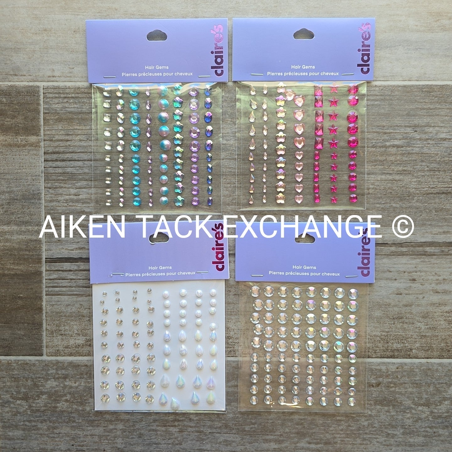 Claire's Hair Gems - 4 Total Sets