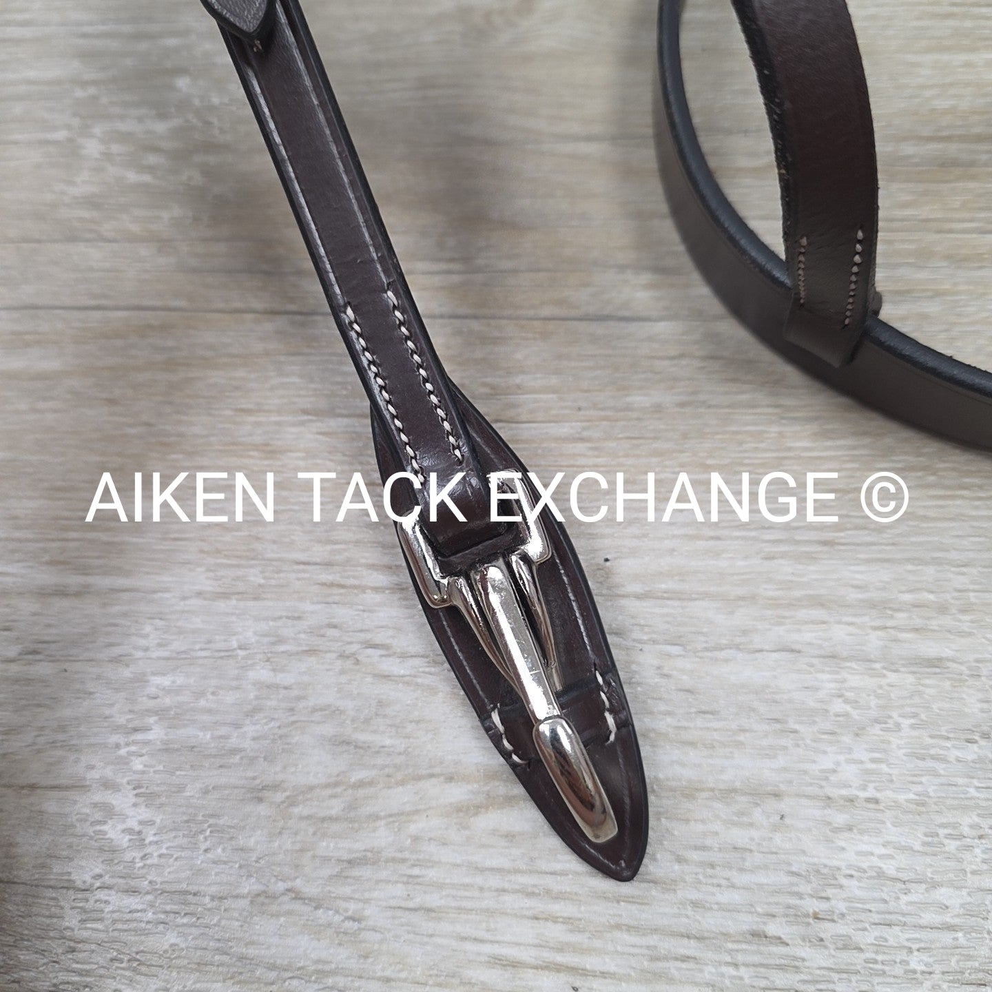 KL Select Black Oak Maple Training Bridle, No Reins & No Flash, Brown, Size Cob