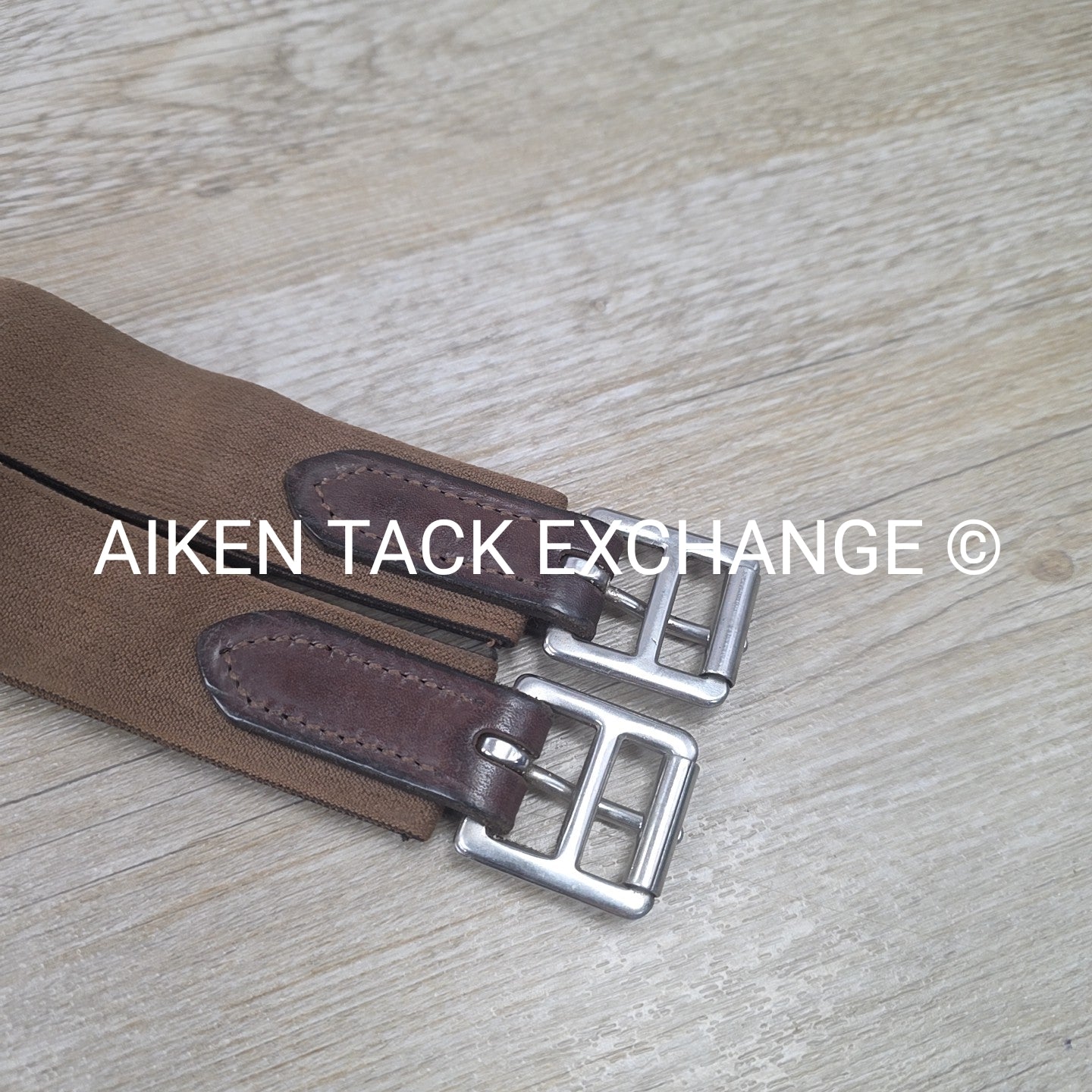 Leather Girth w/ Double Elastic, Size 64"