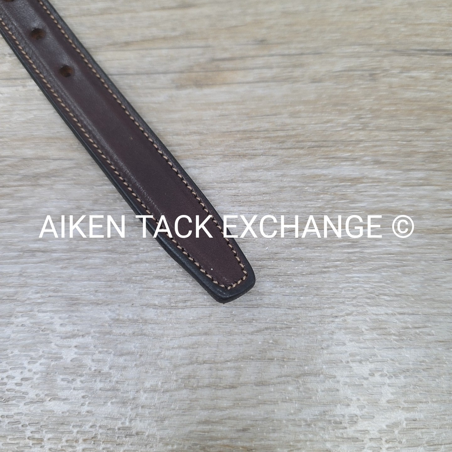 Tory Leather Fancy Stitched Belt, Brown, 30