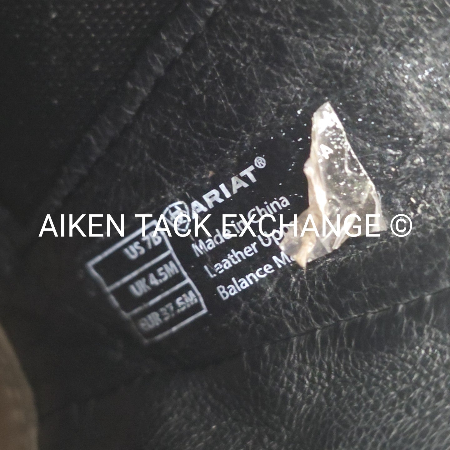 Ariat Zip Paddock Boots, Size 7