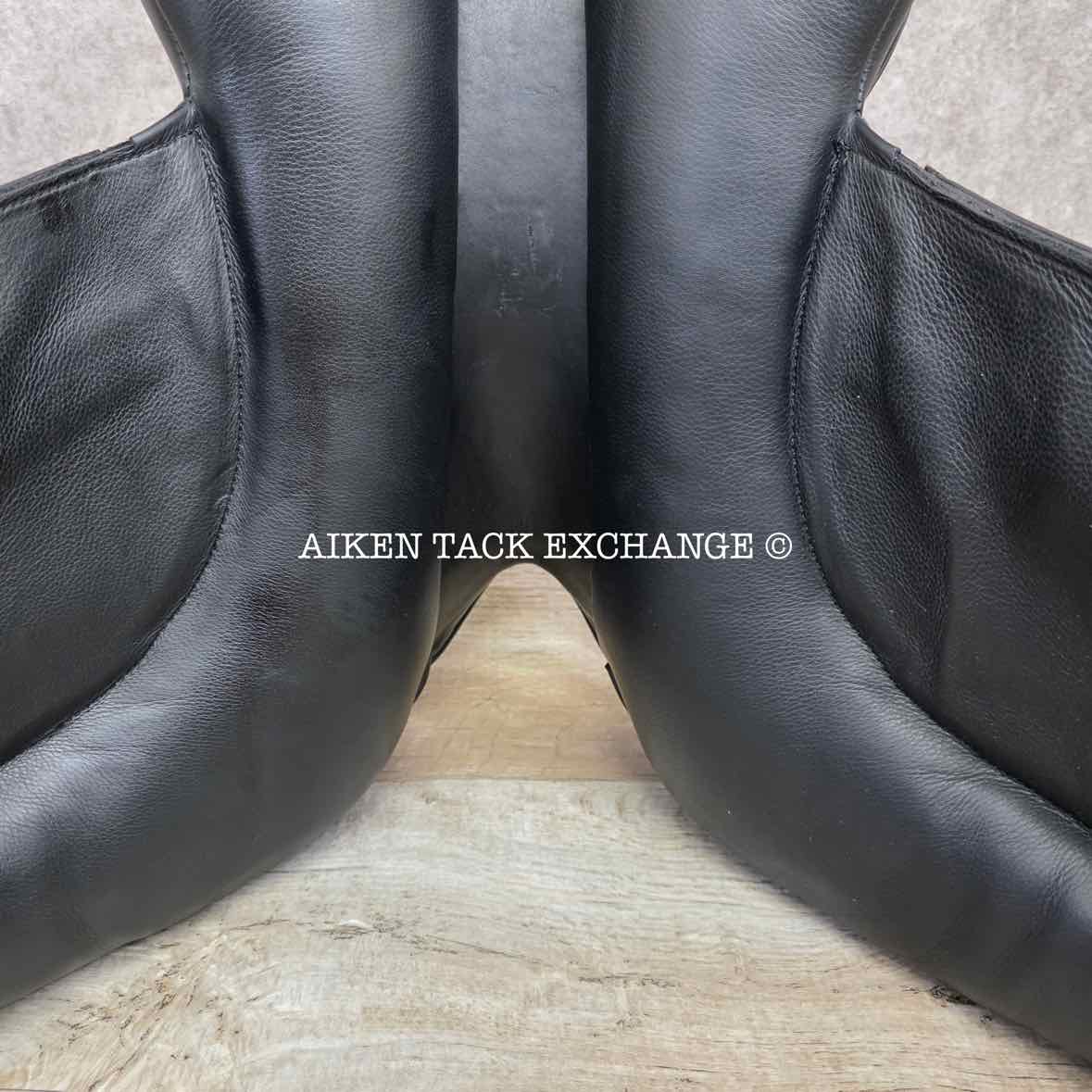 2023 Envy by Custom Saddlery Aurora Monoflap Dressage Saddle, 17.5" Seat - Short Flap, Adjustable Tree, Wool Flocked Panels