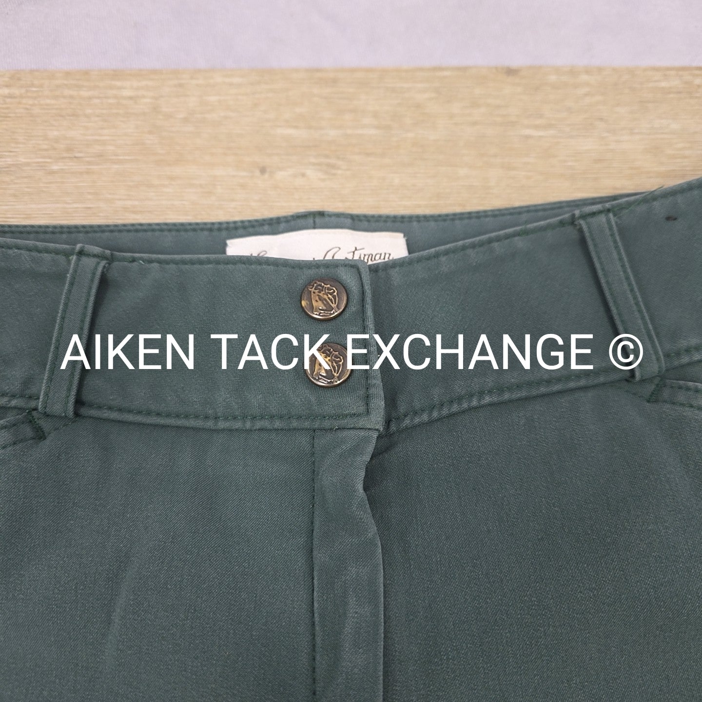 Tailored Sportsman Trophy Hunter Knee Patch Breeches, Size 32 R