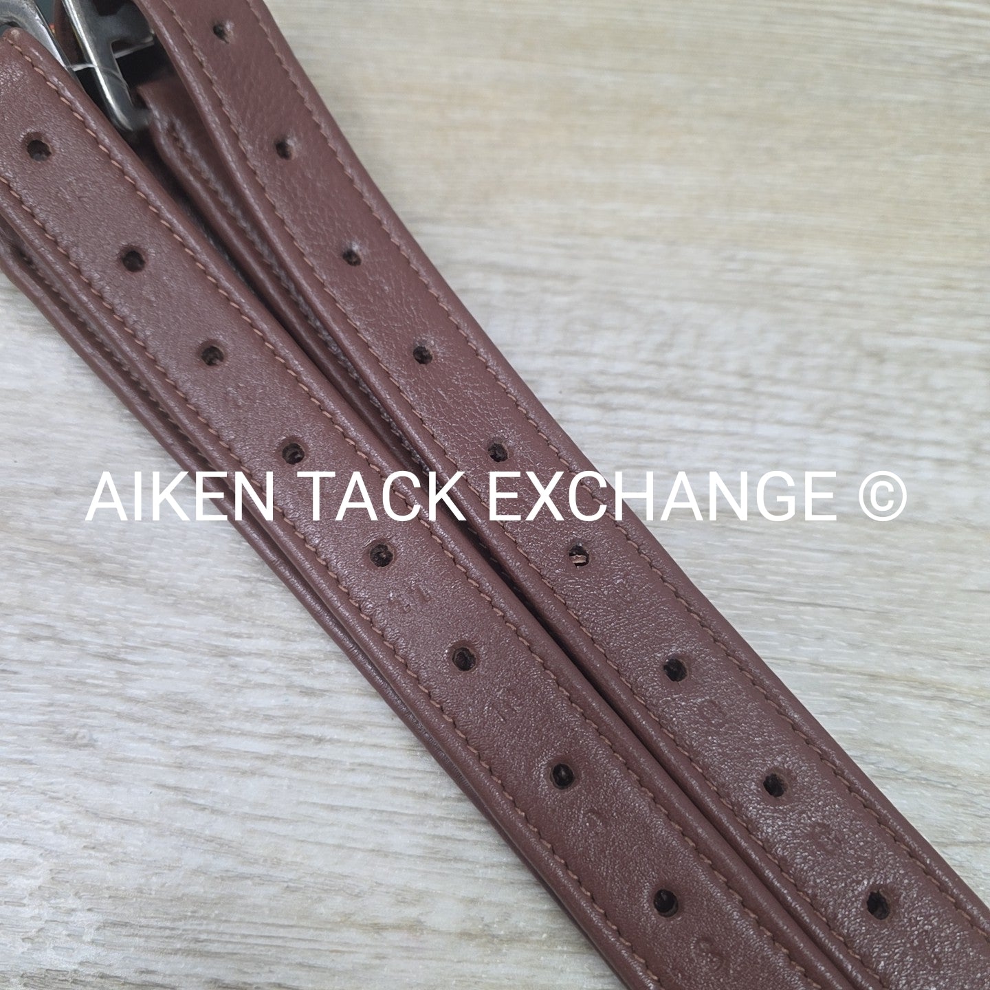 HDR Triple Covered Stirrup Leathers, Australian Nut, 54"