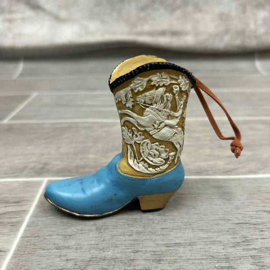 Western Boot Ornament