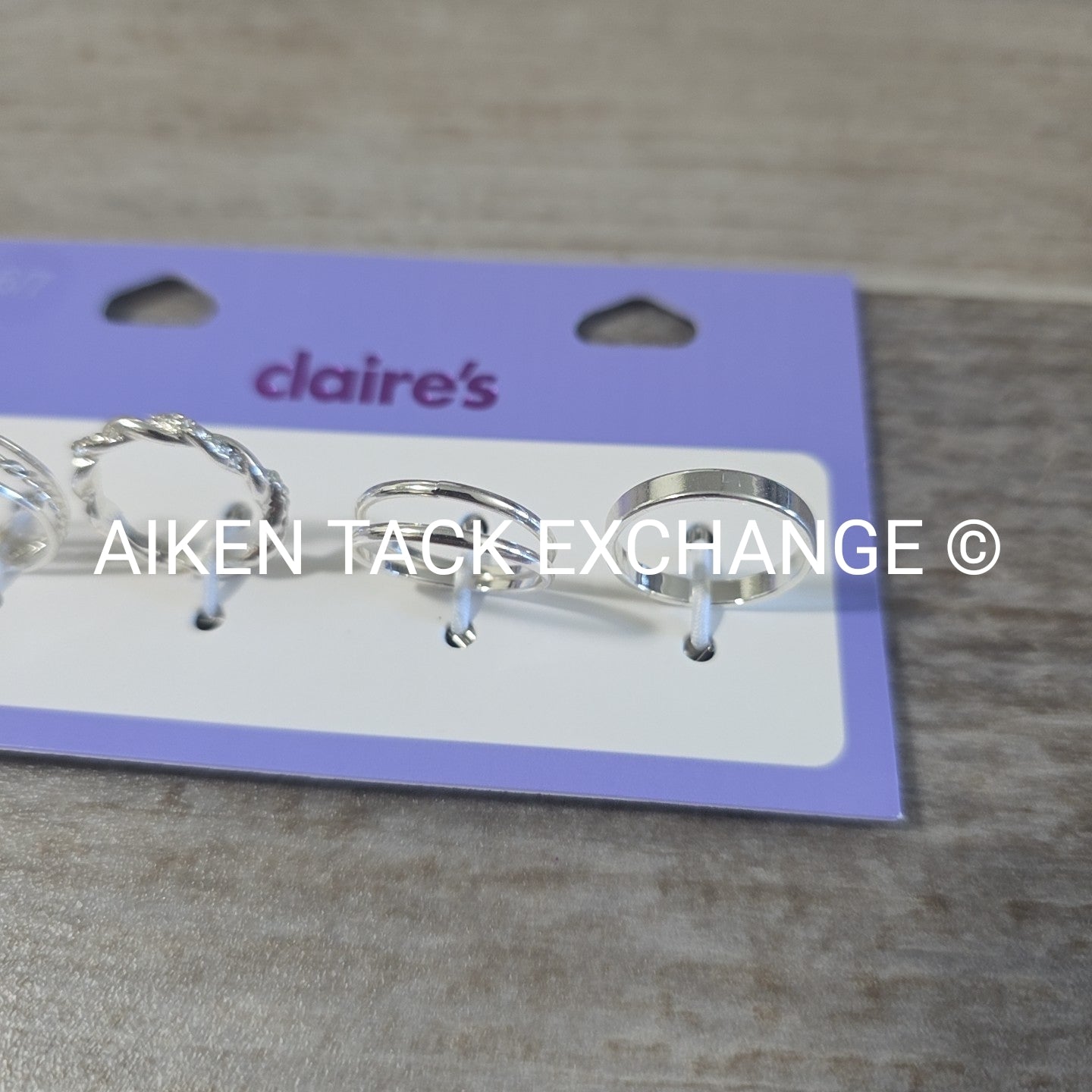 Claire's Ring Set (4) - Size 6/7