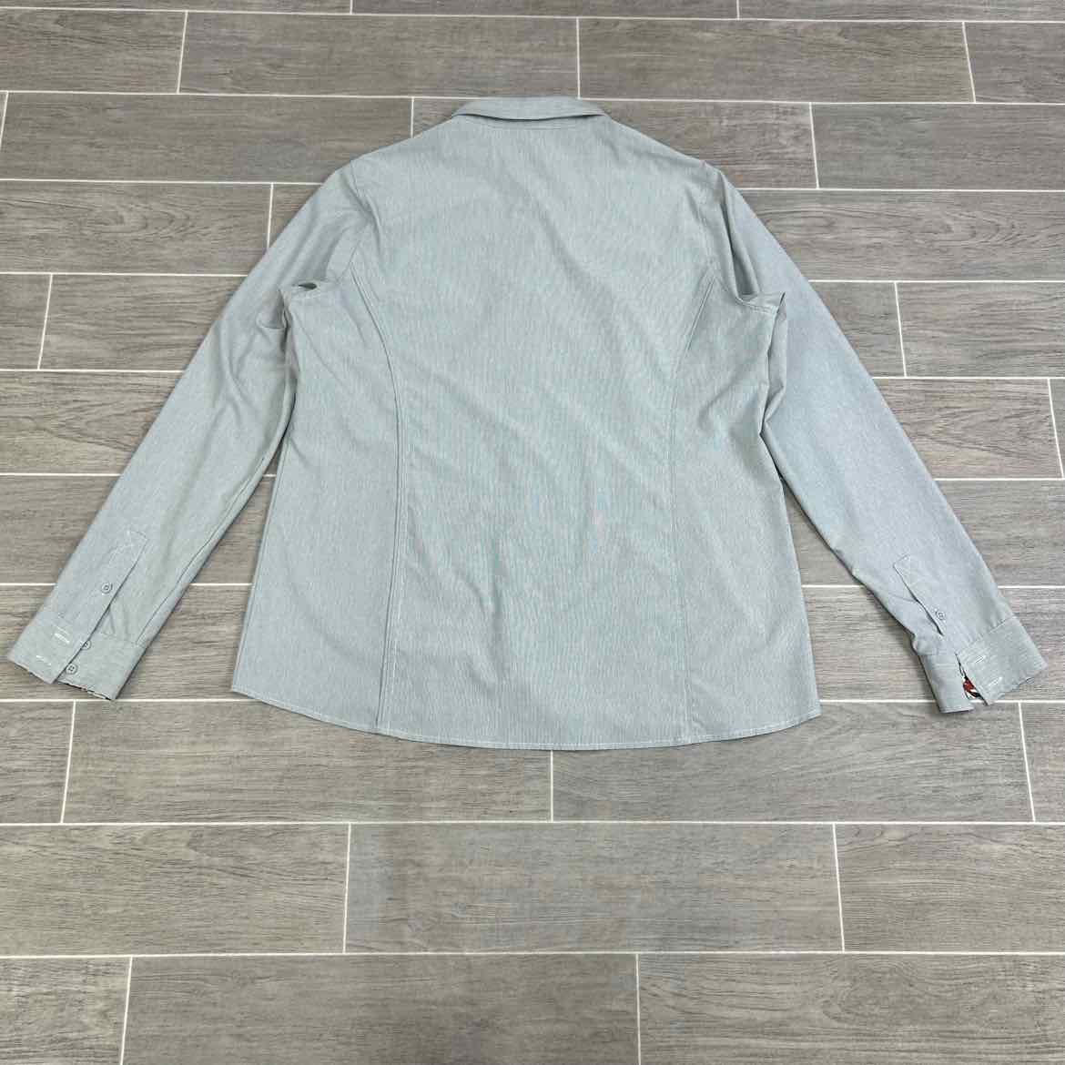 Kerrits Long Sleeve Button Up Shirt, Size X-Large