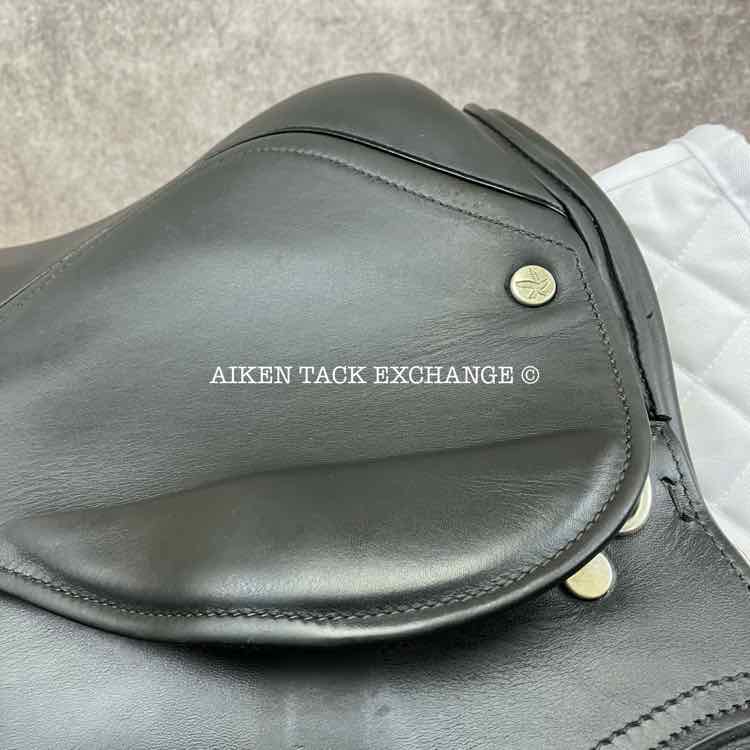 Jeffries Falcon Event All Purpose Saddle, 16.5" Seat, Wide Tree, Wool Flocked Panels
