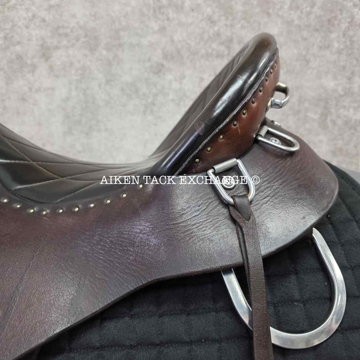 Steele Classic Trail Western Saddle, 16.5" Seat, Wide Tree - Full QH Bars