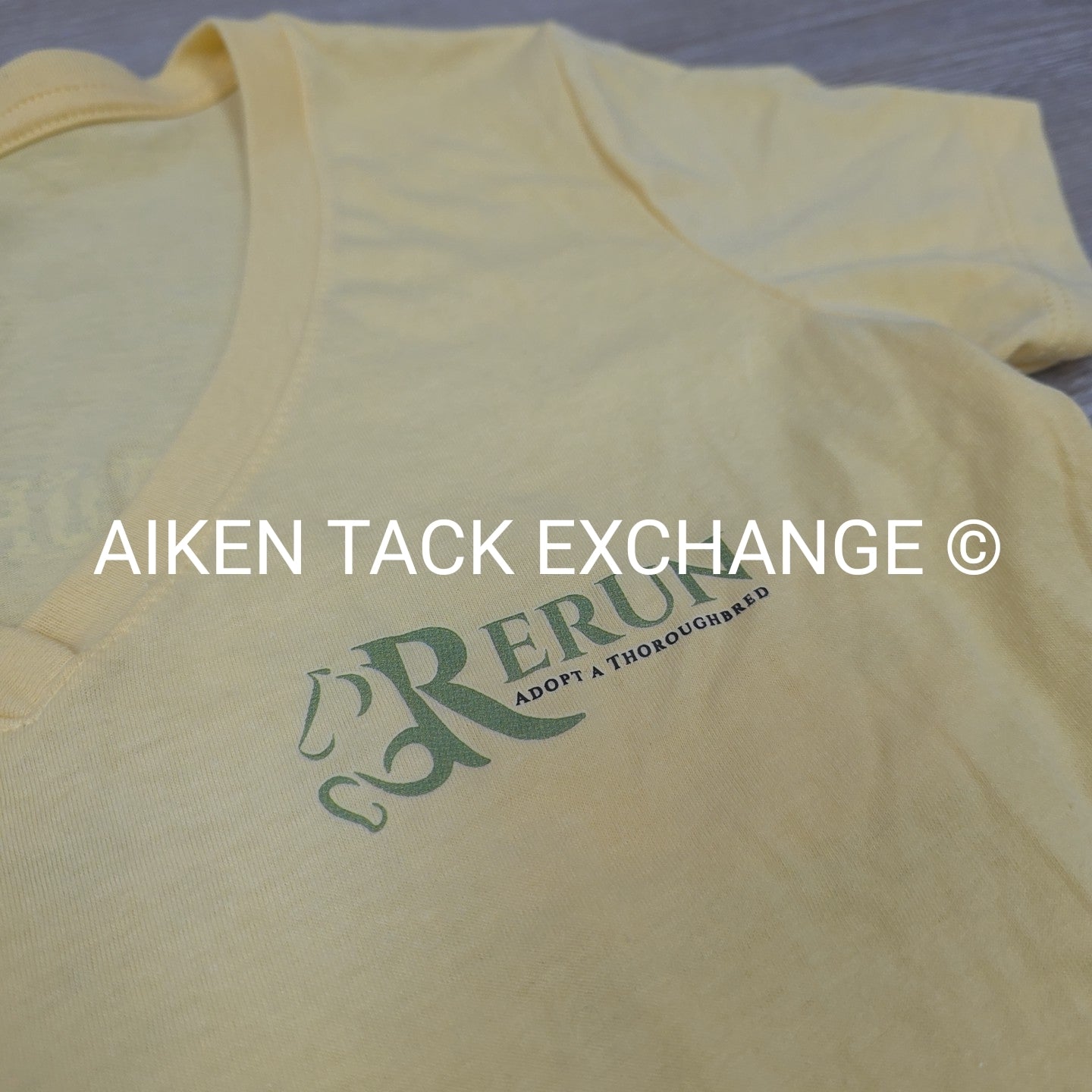 ReRun Thoroughbred Adoptions Short Sleeve Shirt, Women's Small