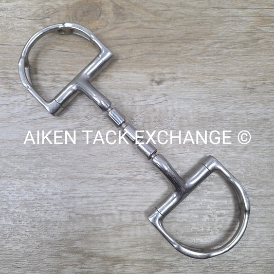 Myler English Dee with Hooks Mullen Triple Barrel Pony Bit MB 32-3 4.5"