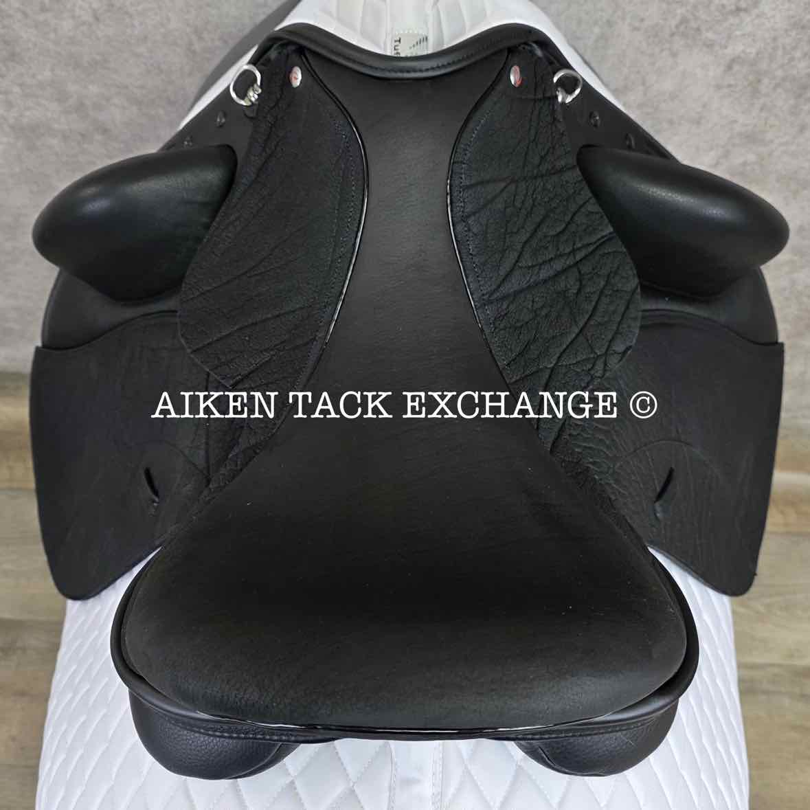 2025 Custom Saddlery Wolfgang Constanze 2 Monoflap Dressage Saddle, 17.5" Seat, Adjustable Tree, Wool Flocked Panels