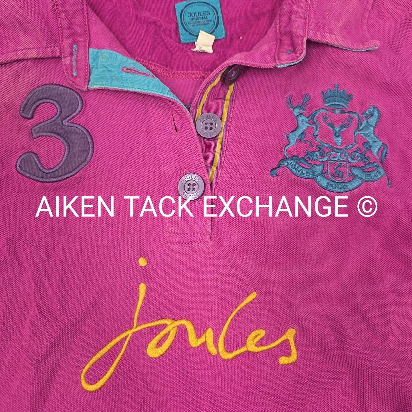 BARGAIN BUNDLE: 3 Joules Short Sleeve Polo Shirts, Size 10