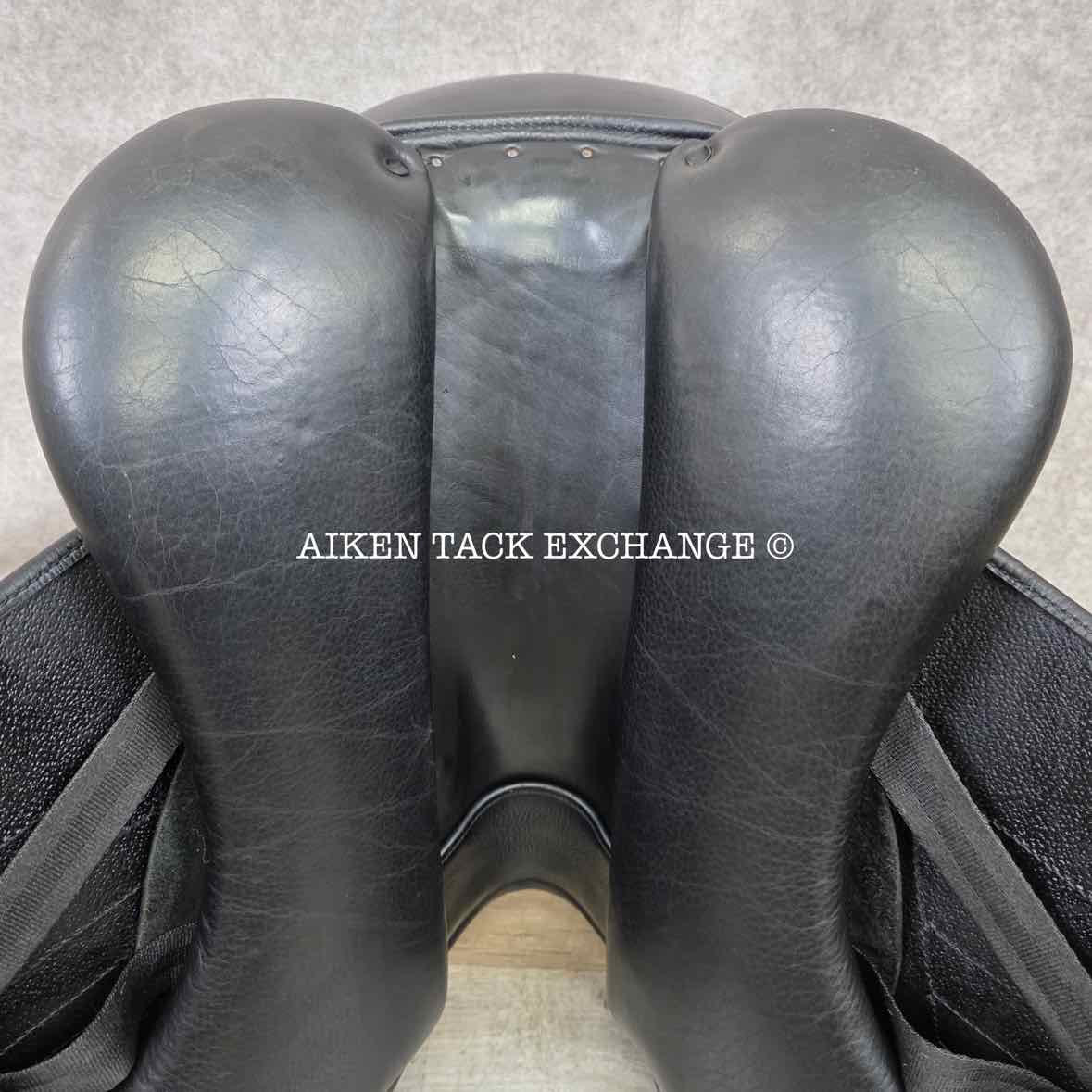 2011 Wise Equestrian Dutton RZ Monoflap Dressage Saddle, 17" Seat, Adjustable Tree - Changeable Gullet, Foam Panels