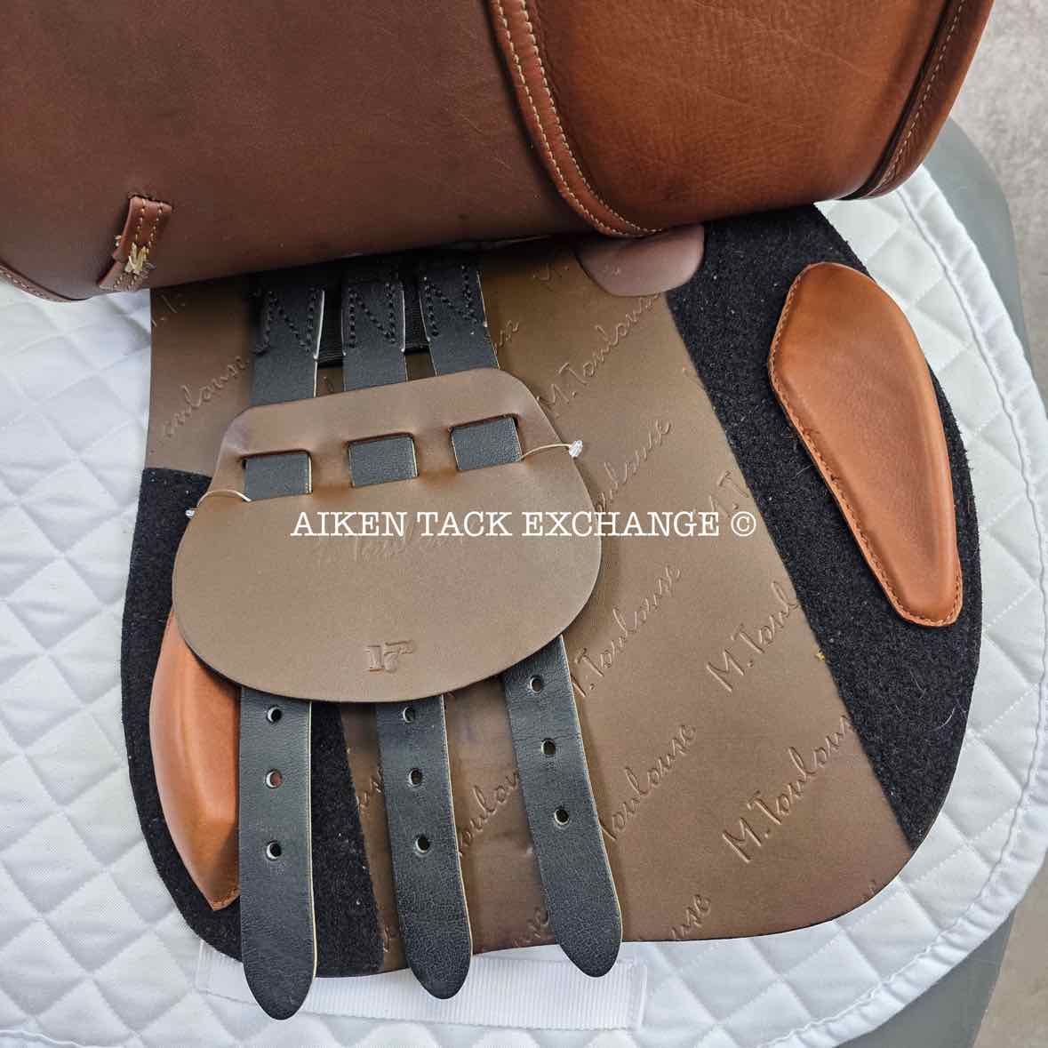 2011 Marcel Toulouse Annice Genesis Close Contact Jump Saddle, 17" Seat, Adjustable Tree, Foam Panels