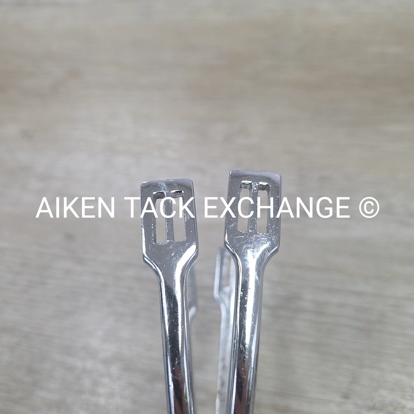 Plated Spurs with Braided Nylon Spur Straps, 15mm