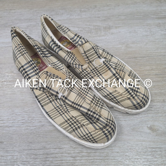 5/A Baker TuffRider Plaid Loafer, Size 11