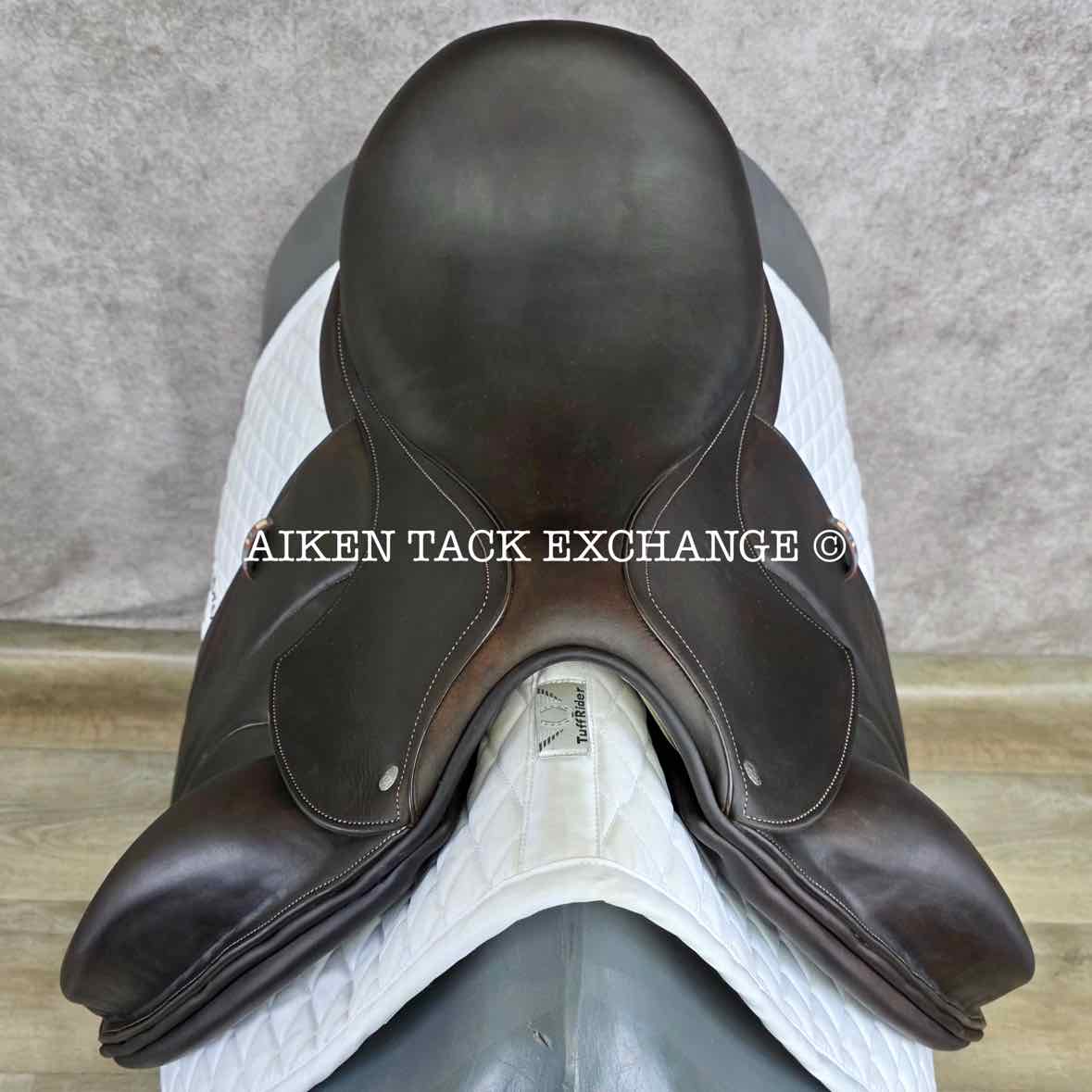 2023 Voltaire Adelaide Monoflap Dressage Saddle, 17.5" Seat - 3A Flap, Wide Tree, FIN Panels, Full Buffalo Leather