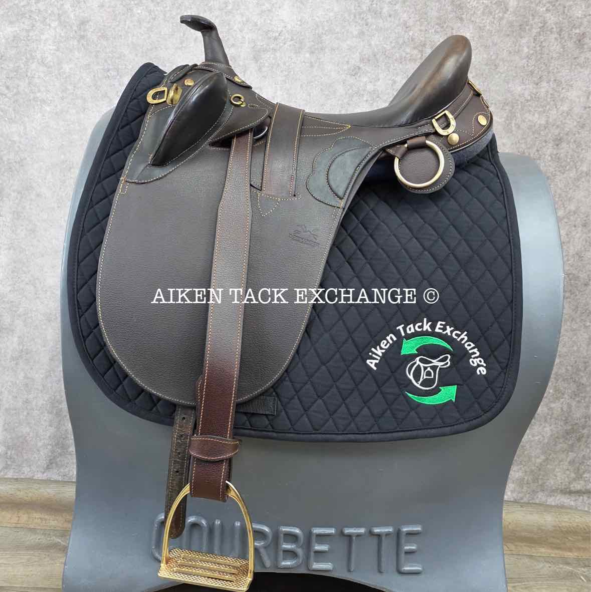 Down Under Saddle Supply Australian Stock Saddle, 16" Seat (Western) - 18" Seat (English), Medium Tree