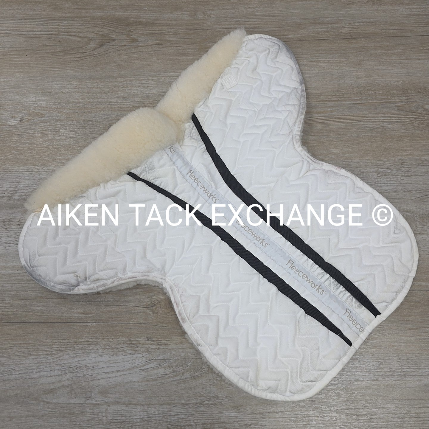 Fleeceworks FXK Sheepskin Half Pad w/ Plain Edge