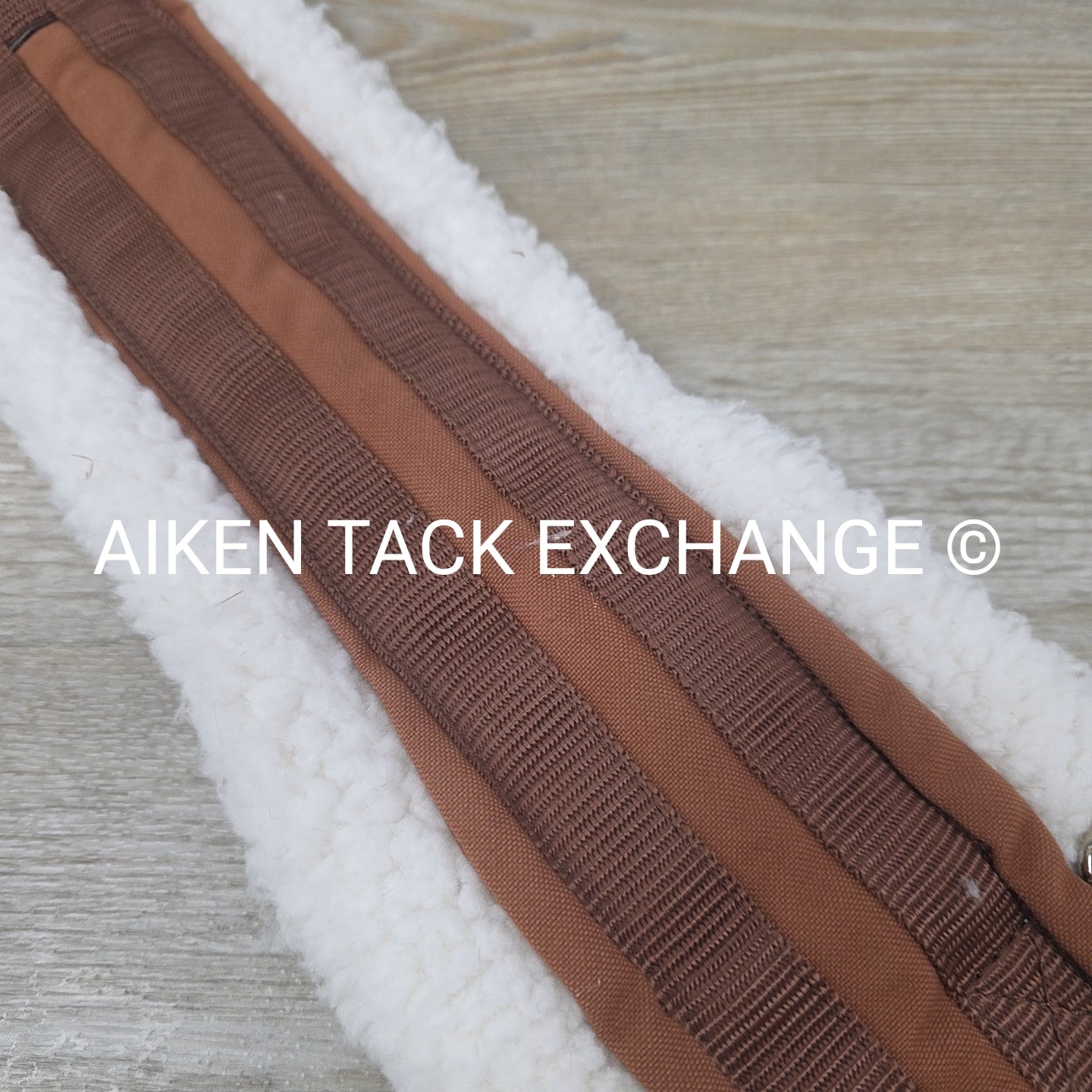 Toklat Fleece Girth with Double End Elastic, Brown, 52"