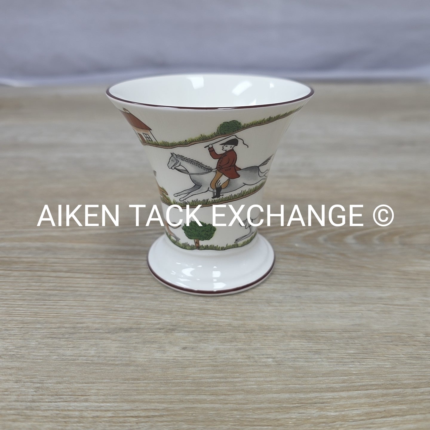 Coalport Hunting Scene Posy Pot