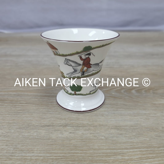 Coalport Hunting Scene Posy Pot
