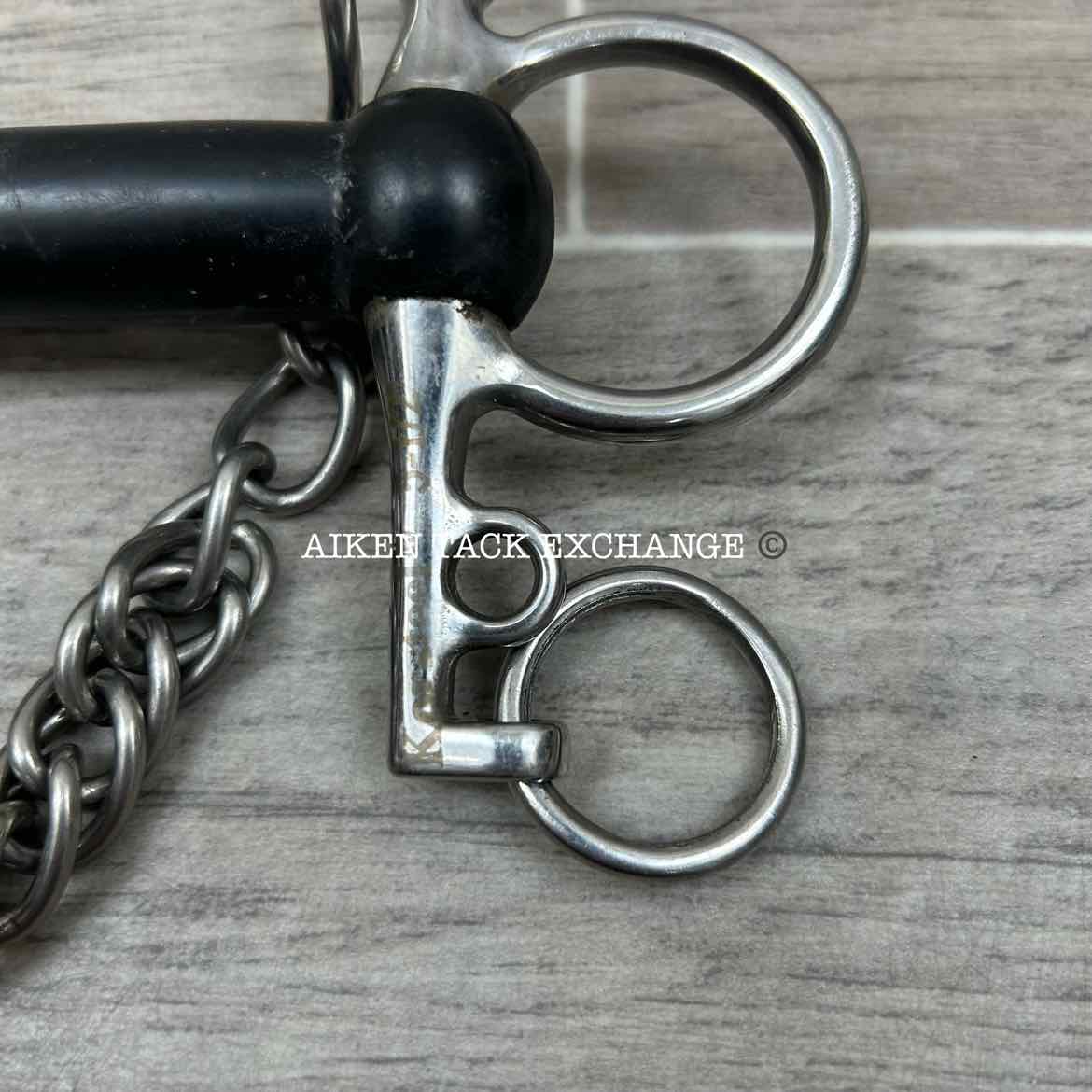 Korsteel Mullen Mouth Soft Rubber Pelham Bit 5.5"