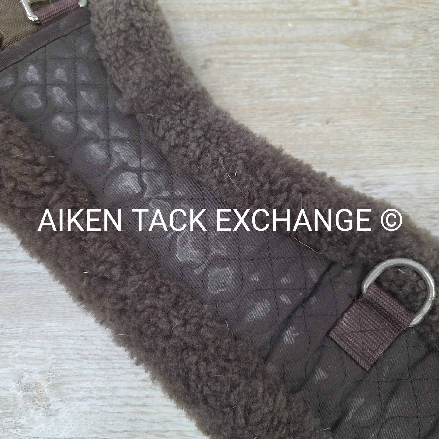 Contour Sheepskin Dressage Girth, Brown, 26"