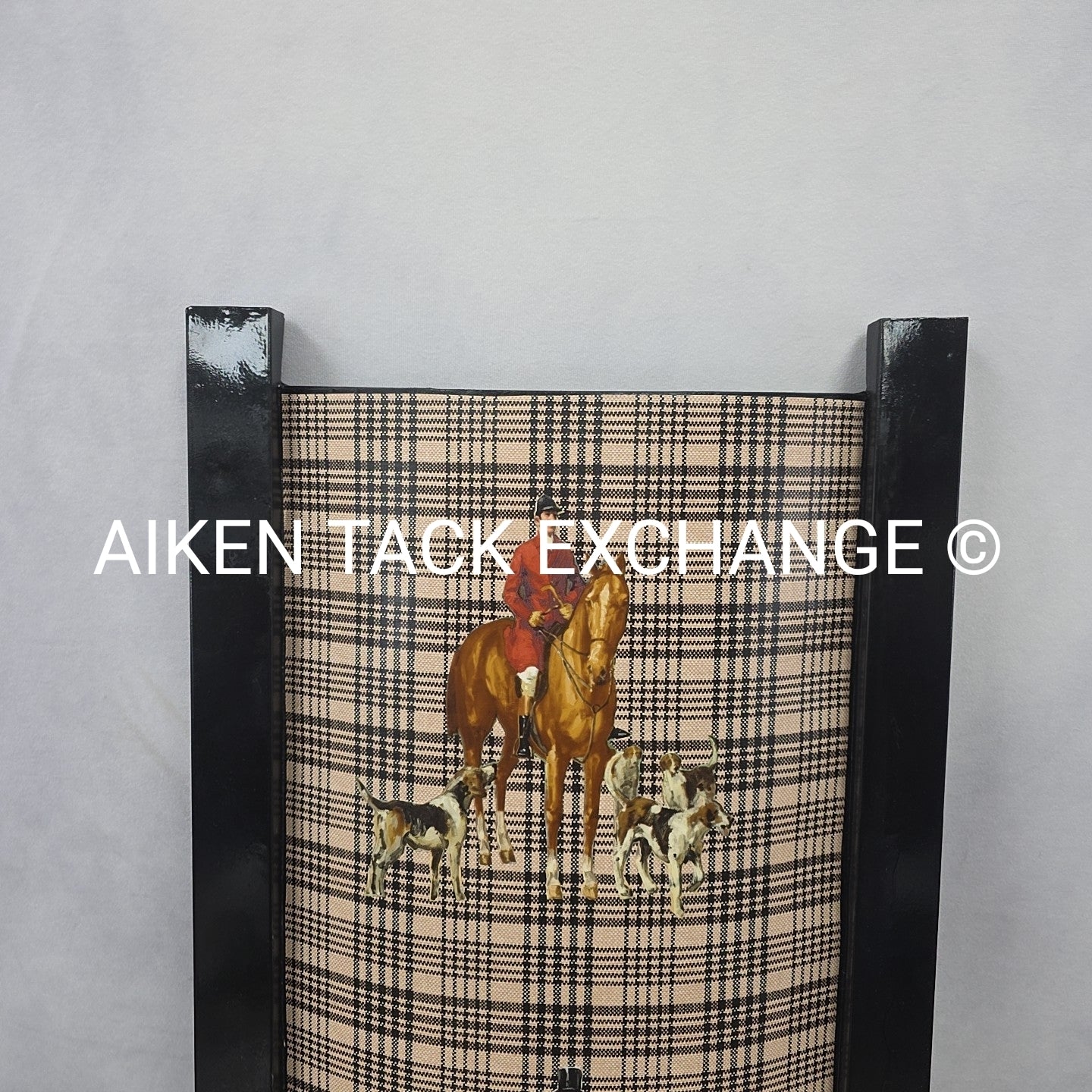 Metal Fox Hunting Wall Decor