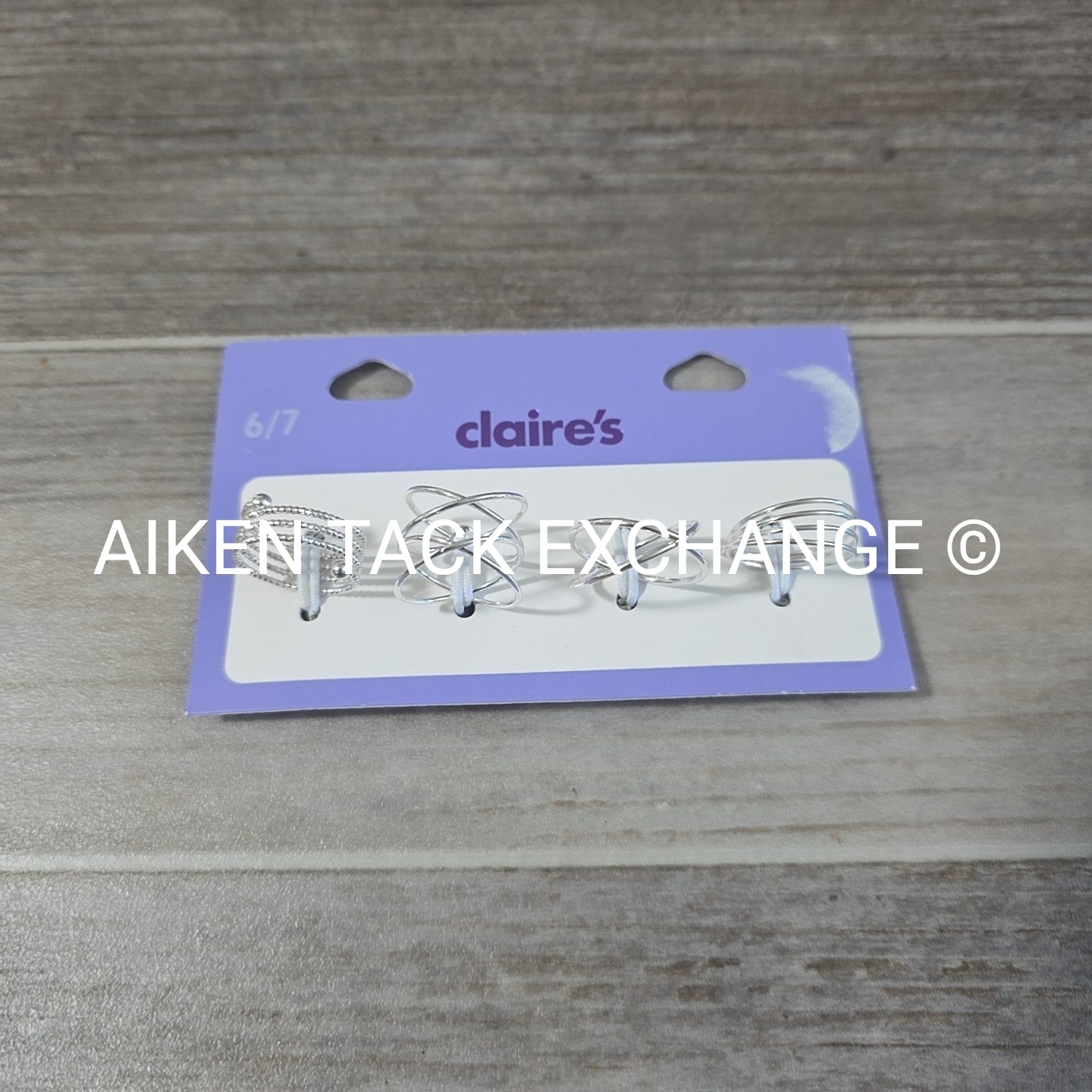 Claire's Ring Set (4) - Size 6/7