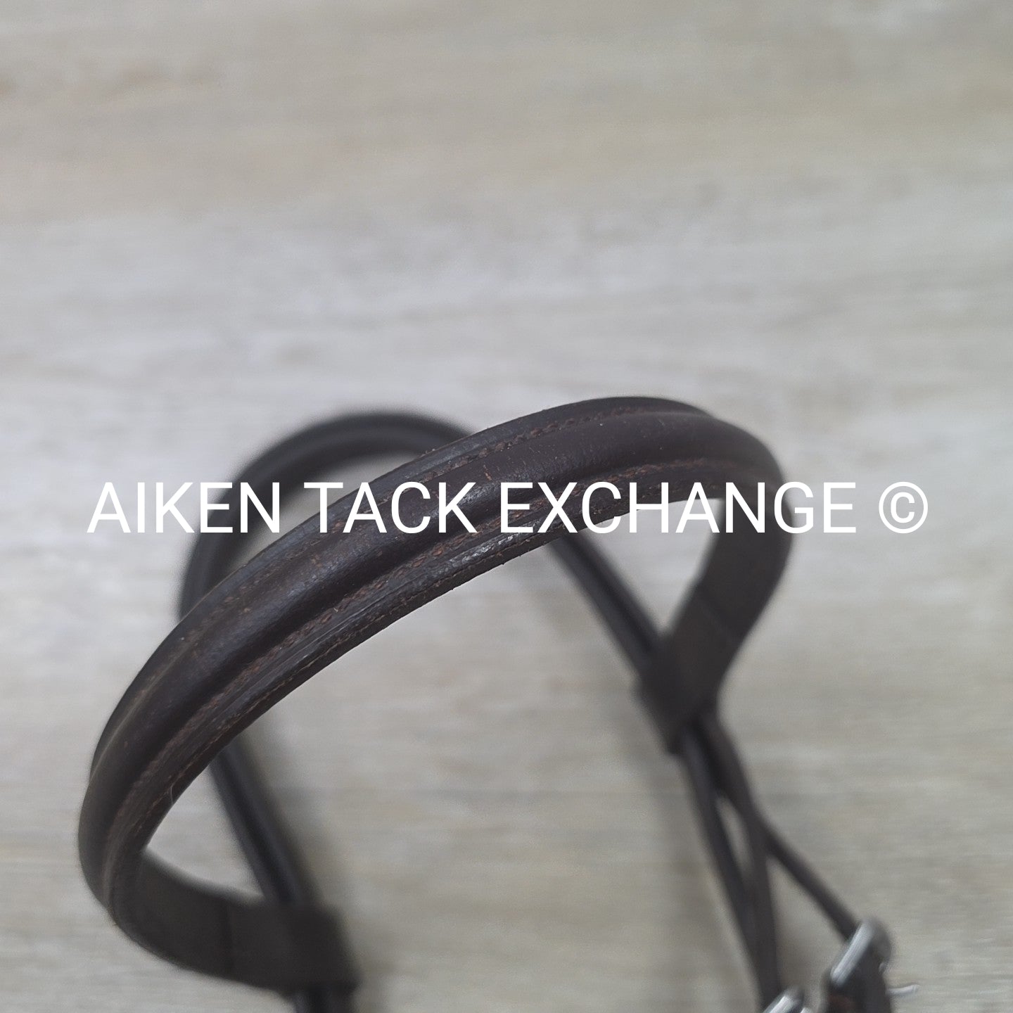 Plain Raised Bridle, No Reins, Brown, Size Full